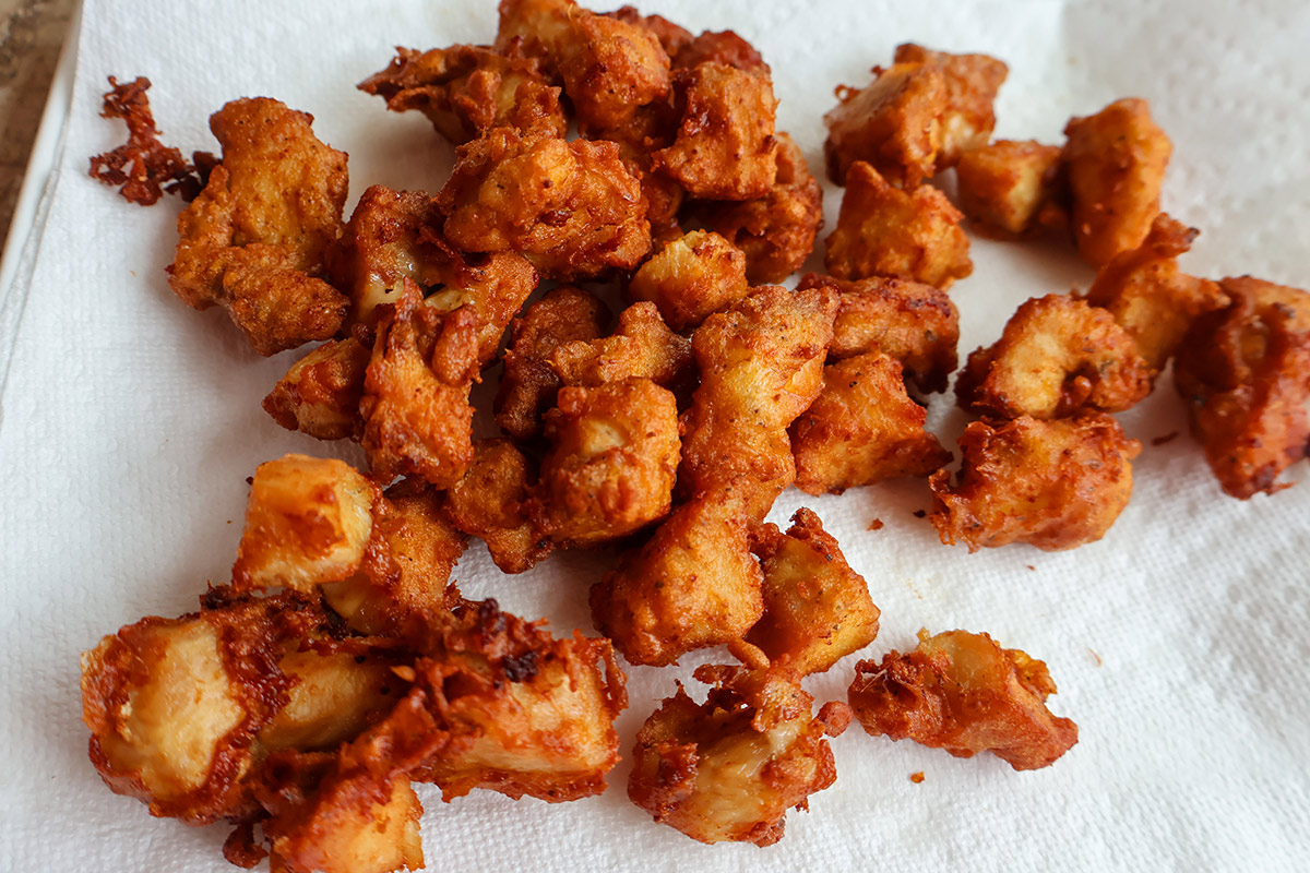 Double fried chicken